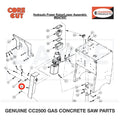 Battery Cable Assy., Black 6048092 for CC2500 Saw by Core Cut Diamond Products