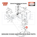 Rod End, 1/2-20 Male 2500931 for CC2500 Saw by Core Cut Diamond Products
