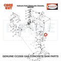 Jam Nut, 1/2-20 2900109 for CC2500 Saw by Core Cut Diamond Products