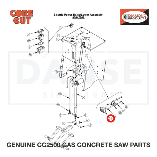 Circuit Breaker Boot 2800364 for CC2500 Saw by Core Cut Diamond Products