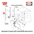 Wire Assy., 14 GA., Green 24" 6040371 for CC2500 Saw by Core Cut Diamond Products
