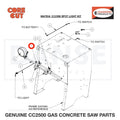 Light Bar Mount Bracket 6010107 for CC2500 Saw by Core Cut Diamond Products