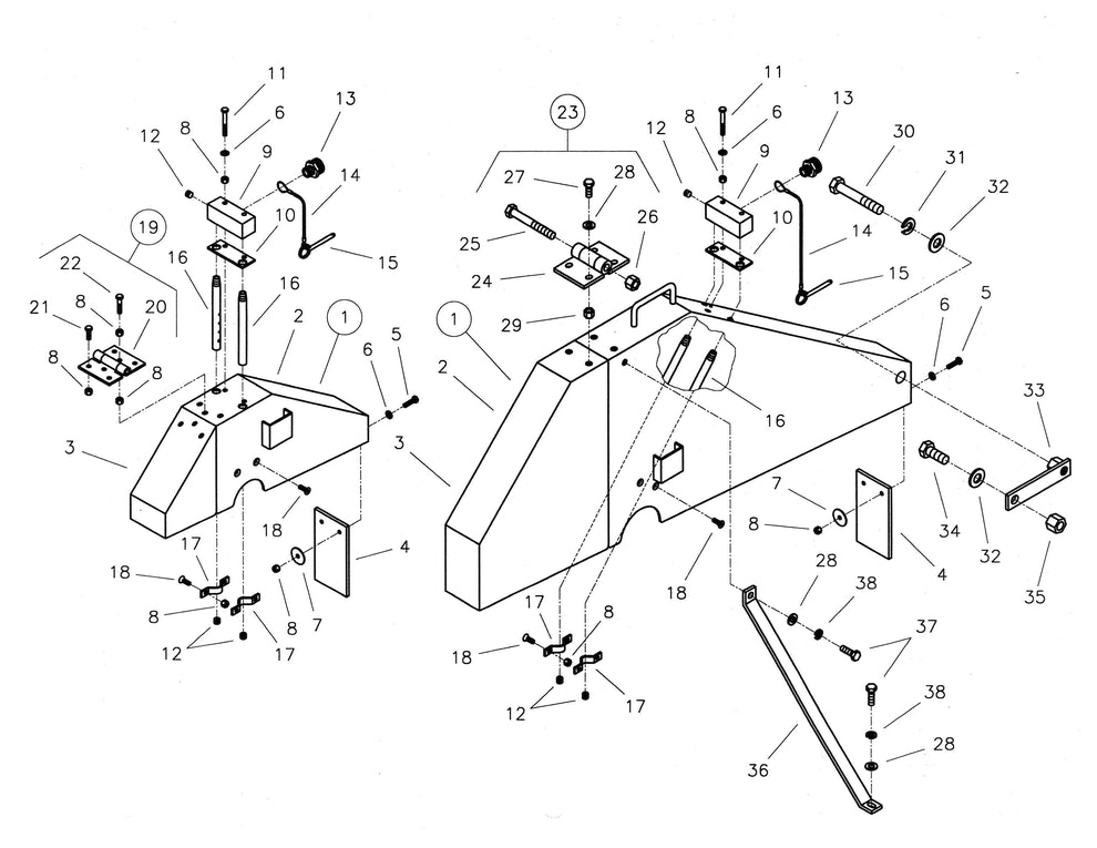 CC6000D Drawing 10 Blade Guard Assembly Parts