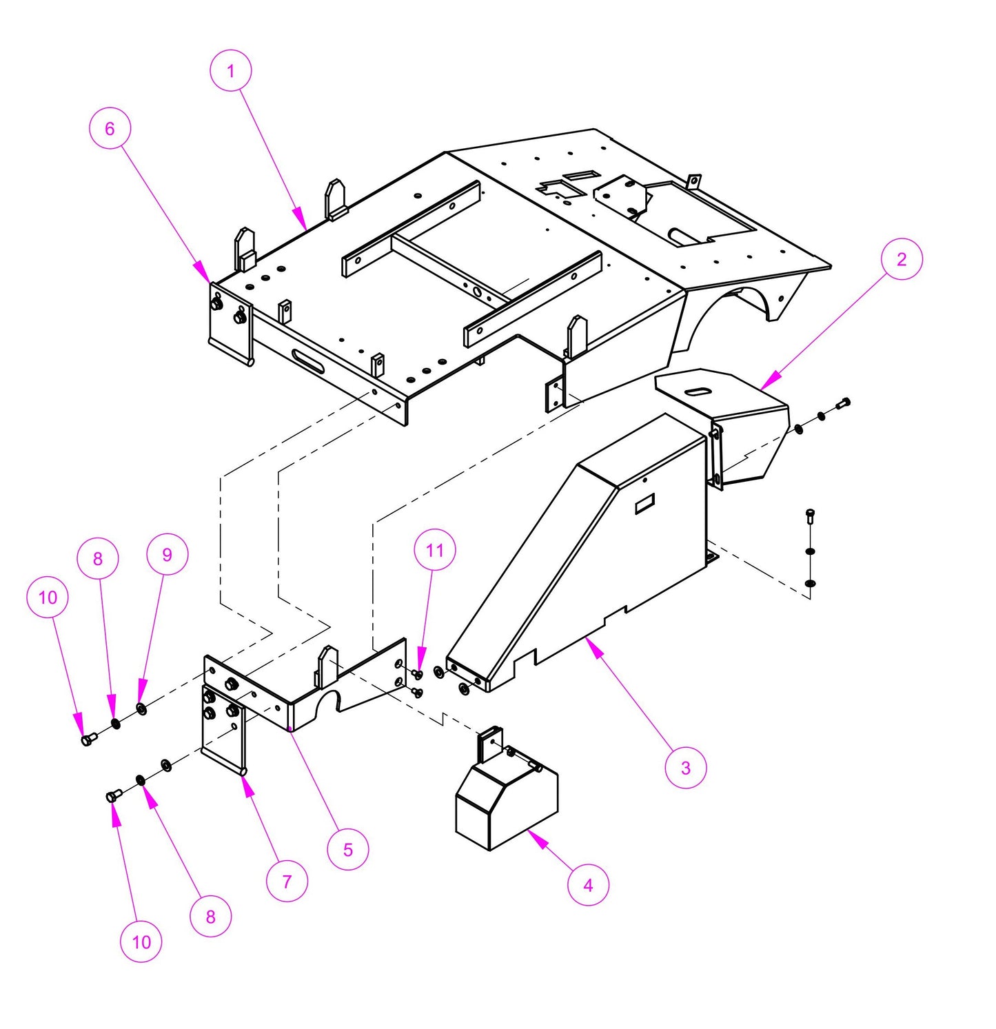CC6160QS Retrofit Frame Assembly Retrofit Parts