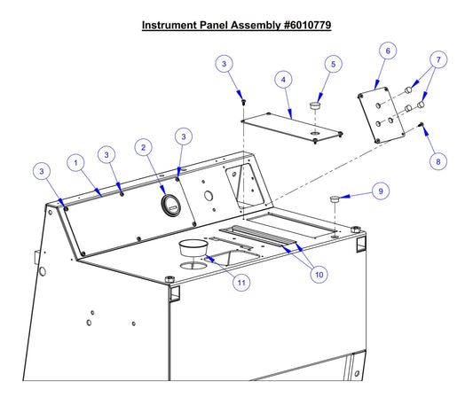 CC6540E Instrument Panel Assembly Parts