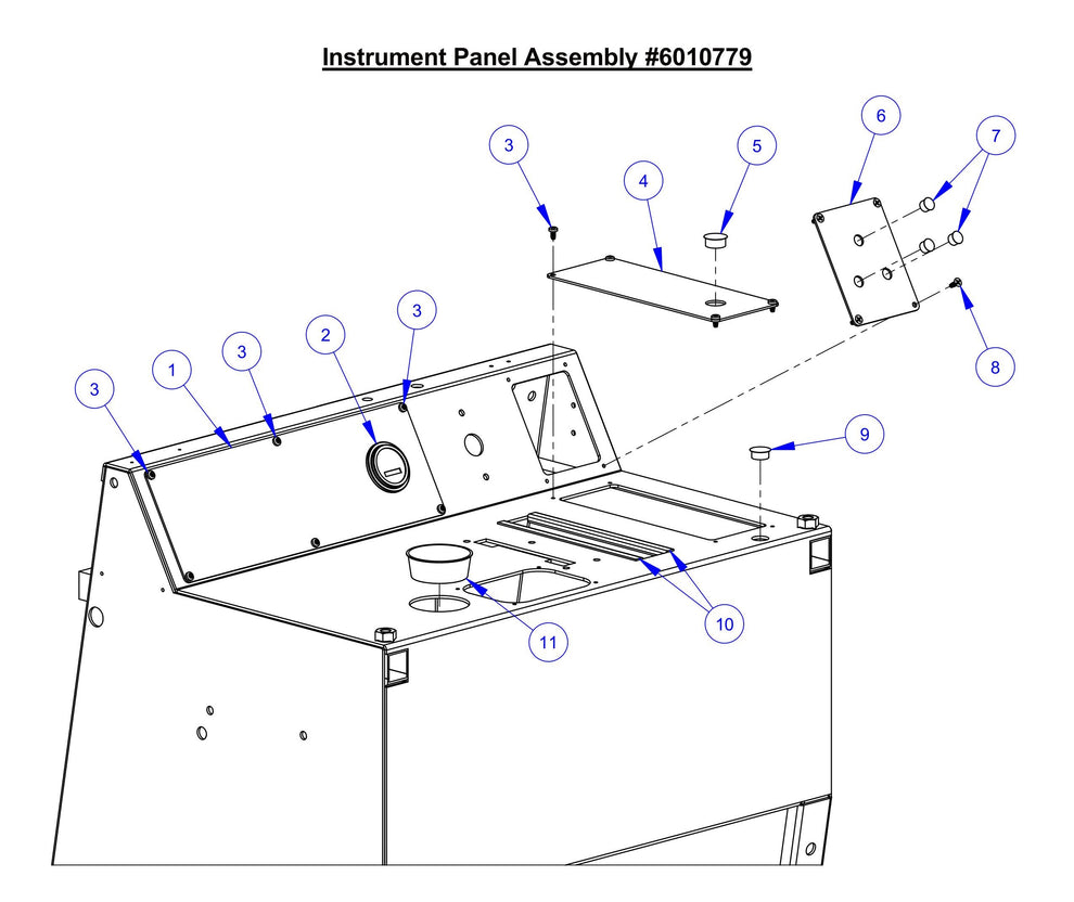 CC6540E Instrument Panel Assembly Parts