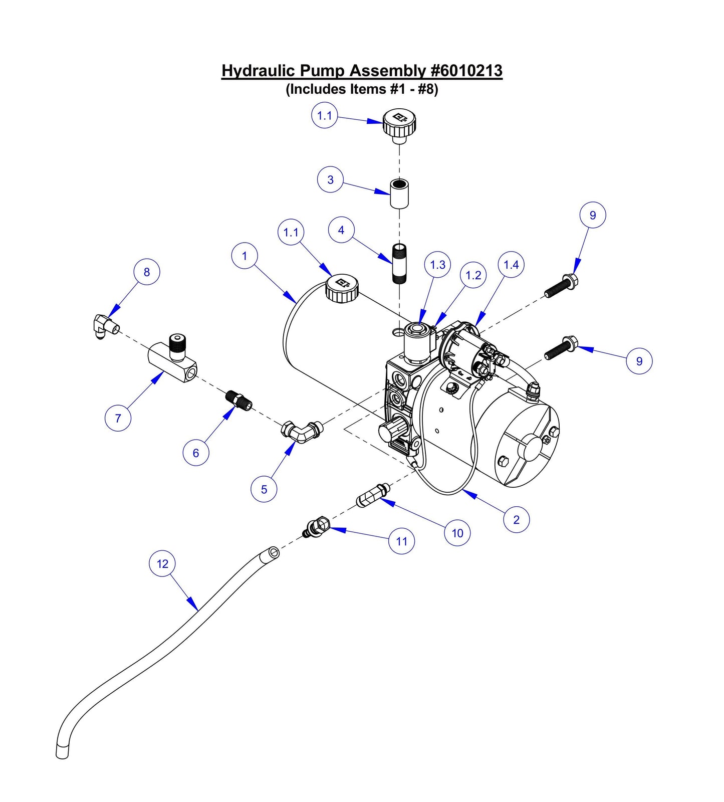 CC6561-3 Hydraulic Pump Assembly Parts