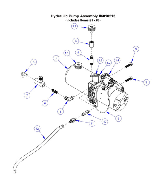 CC6561-3 Hydraulic Pump Assembly Parts