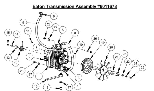 CC6561-3 Eaton Transmission Assembly Parts