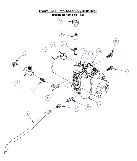 CC6561 Hydraulic Pump Assembly Parts