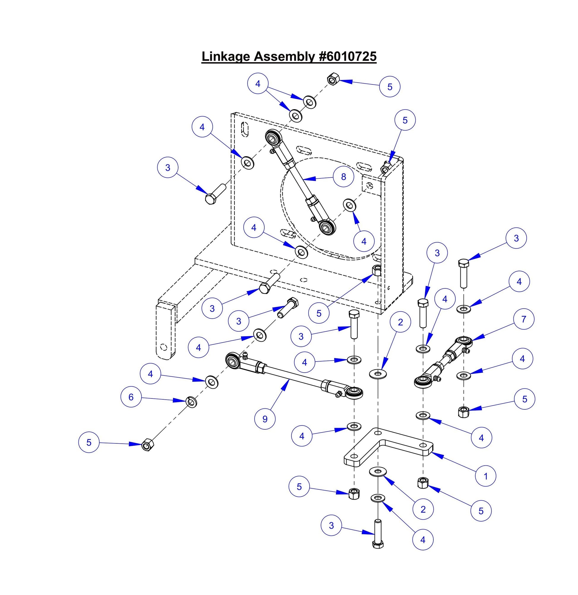 CC6561, CC6561-3, CC6571, CC6571-3 Linkage Assembly Parts
