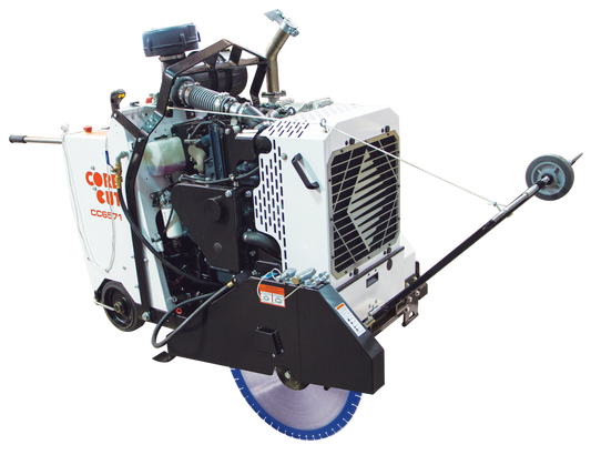 CC6571D Diesel Walk Behind Saw by Core Cut Diamond Products