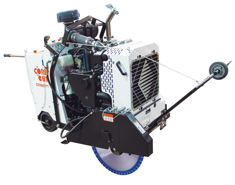 CC6571D Diesel Walk Behind Saw by Core Cut Diamond Products