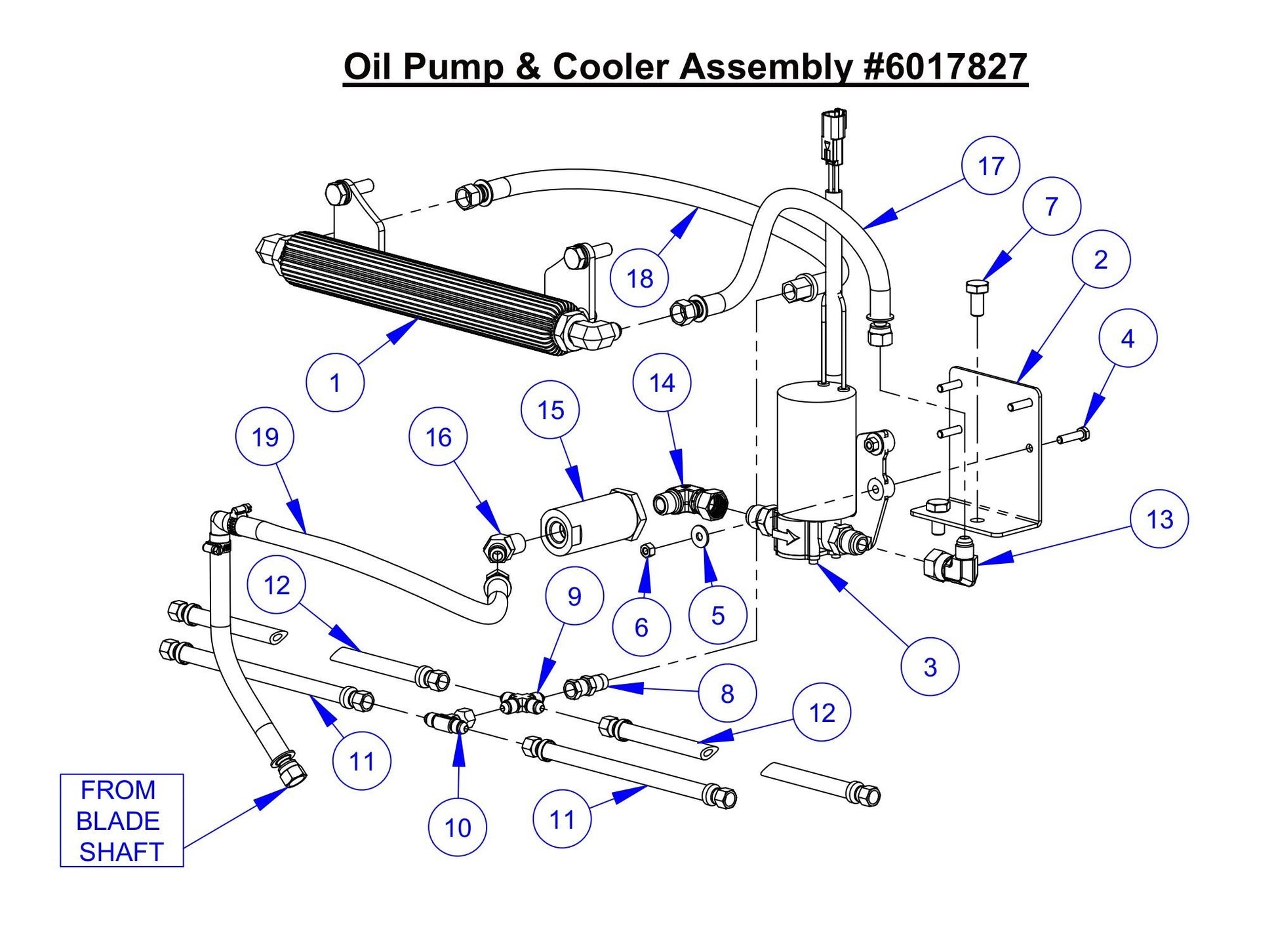 CC7574DD Oil Pump and Cooler Assembly Parts