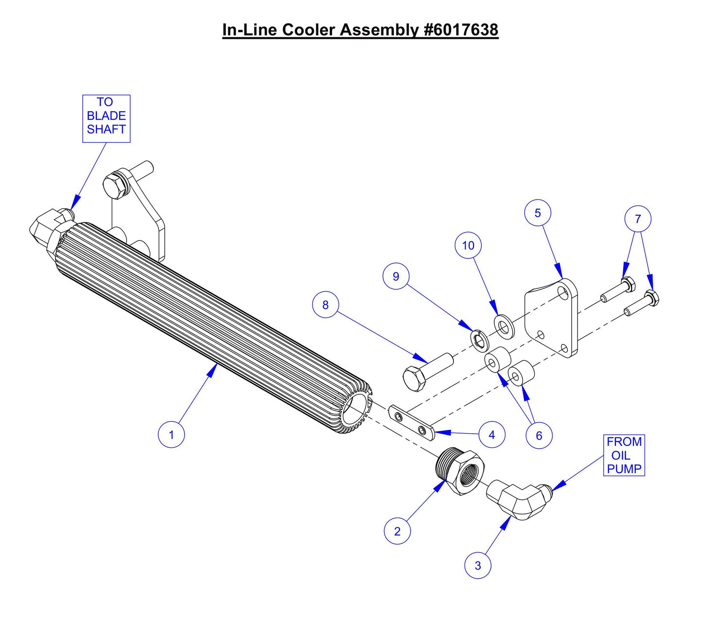 CC7574DD In-Line Cooler Assembly Parts