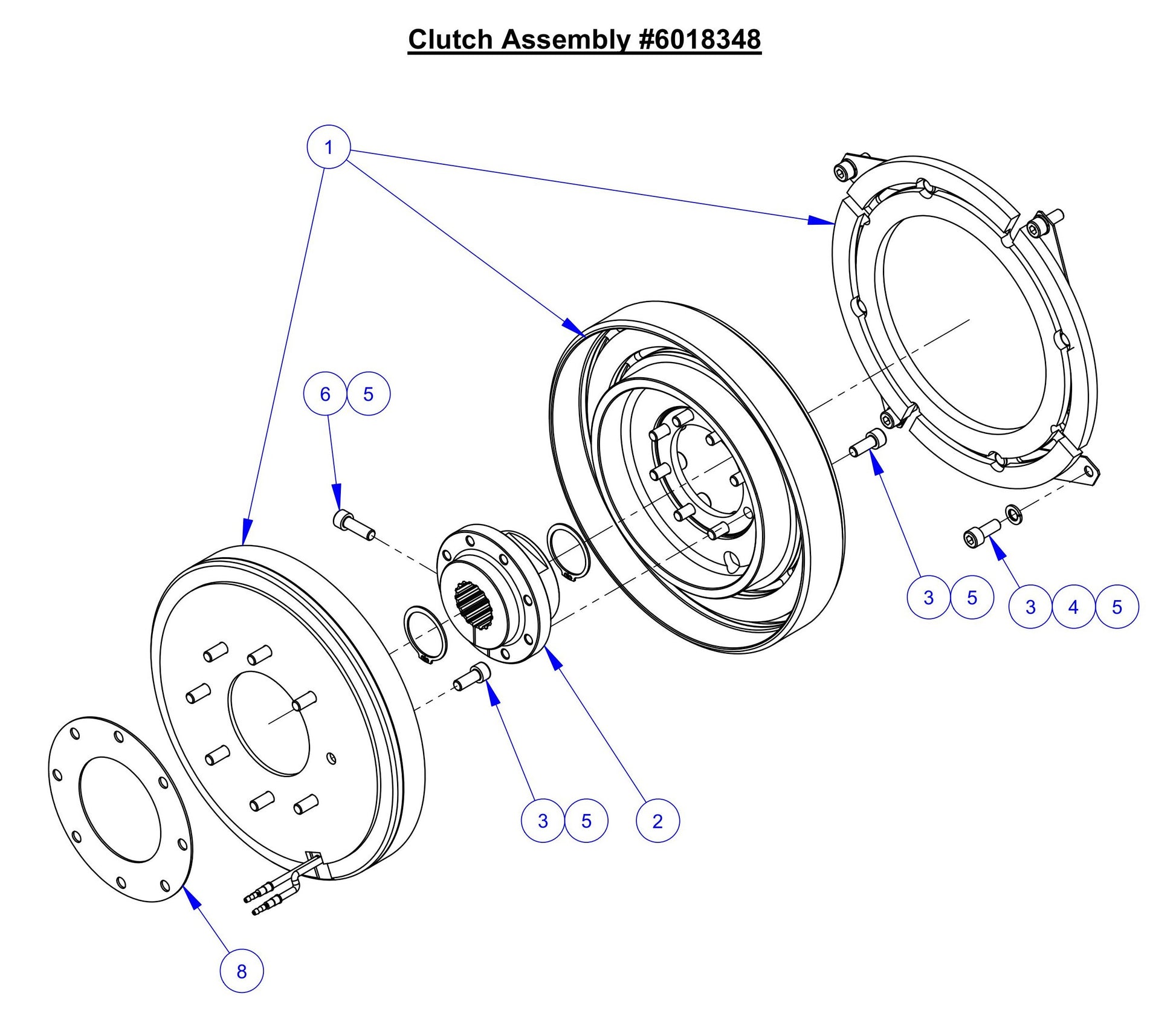 CC7574DD Clutch Assembly Parts