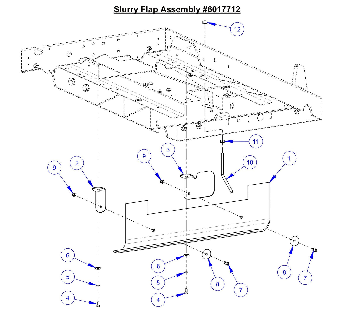 CC7574DD Slurry Flap Assembly Parts