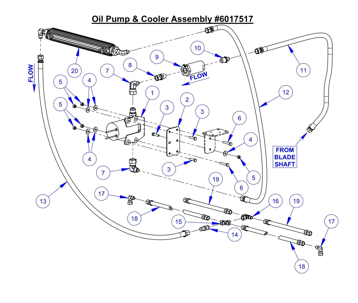 CC7574DK Oil Pump & Cooler Assembly Parts