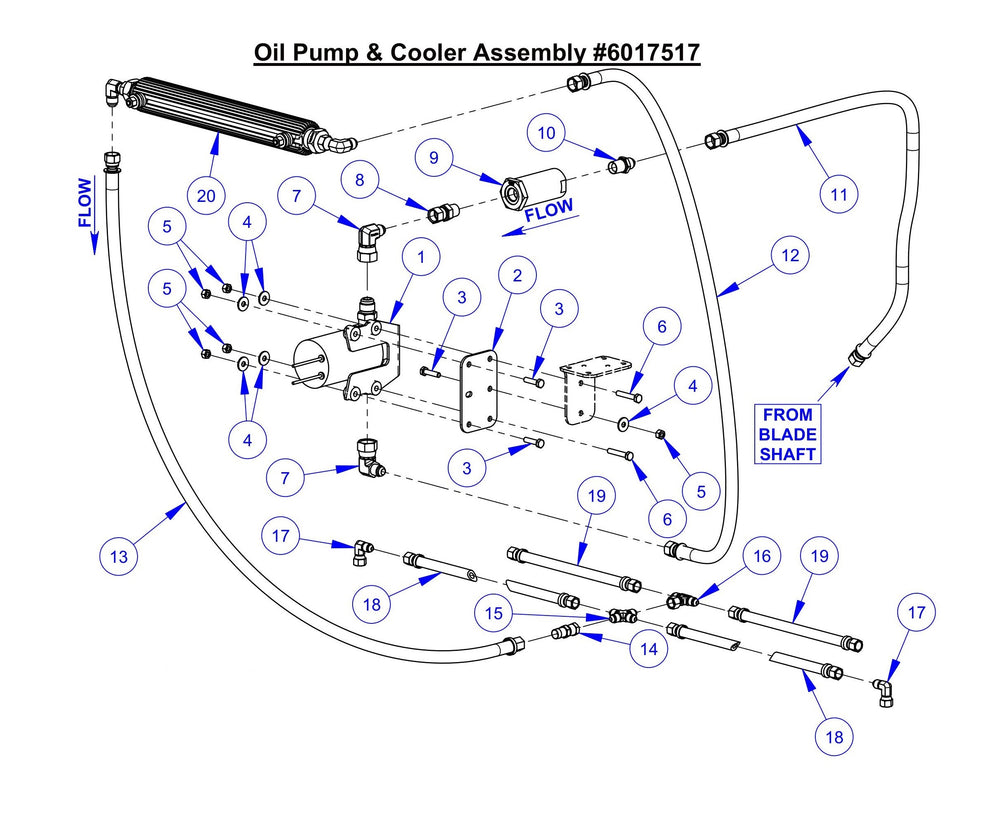 CC7574DK Oil Pump & Cooler Assembly Parts