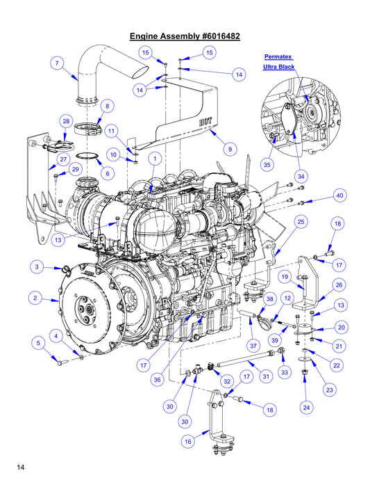 CC8574DD Engine Assembly Parts
