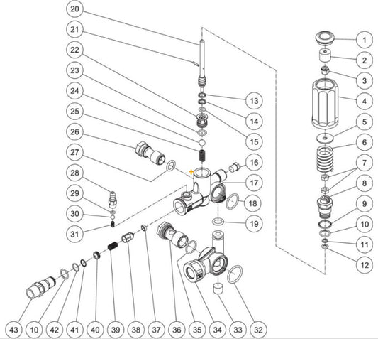 CD-1002-3MUH, CD-1502-3MUH, CD-2003-3MHH, JP-2003-3ME1Unloader Assembly Parts by MI-T-M Unloader Assembly Parts by MI-T-M