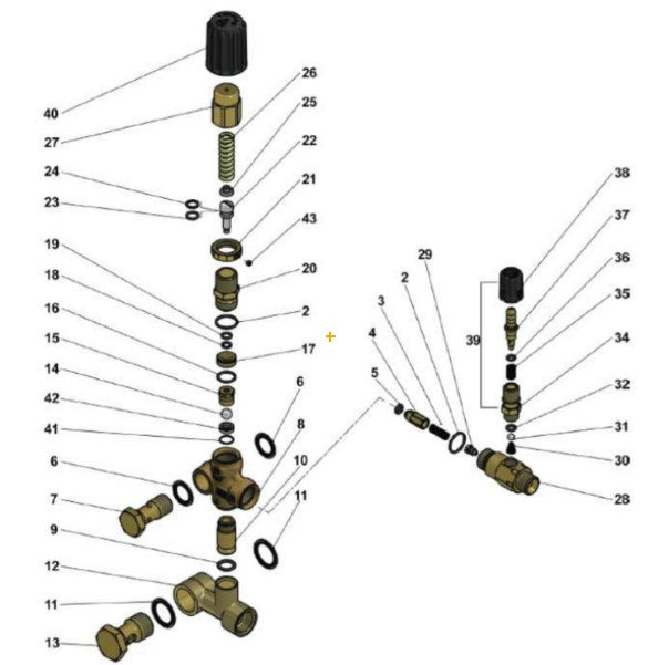  CD-1002-4MUH, CD-1502-4MUH, JP-1002-4ME1, JP-1502-4ME1 (sn:0-99999999) Unloader Assembly Parts by MI-T-M