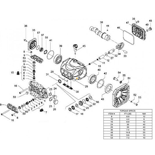  CD-1002-4MUH, CD-1502-4MUH (sn:0-99999999) Pump Assembly Parts by MI-T-M