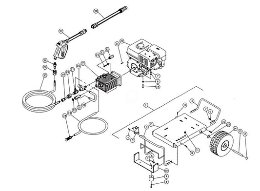 CD-1504-0MHB/0MVB (sn:0-226470) Frame Assembly Parts by MI-T-M
