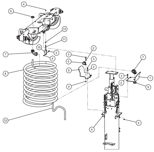 Nycoil Cord Assembly Parts For CE V-Series Night Lite Pro II (001PRO2VE15, 09-000001 and Up) Light Towers by Allmand