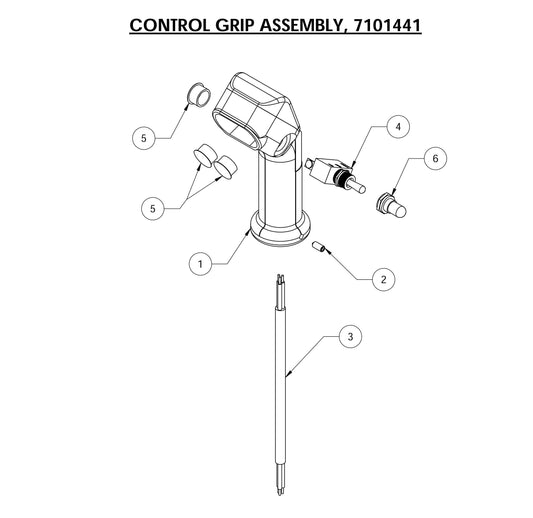 CG-1 Control Grip Assembly Parts