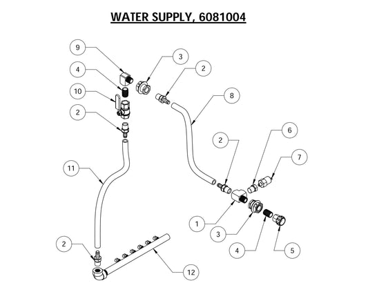CG-1 Water Supply Assembly Parts