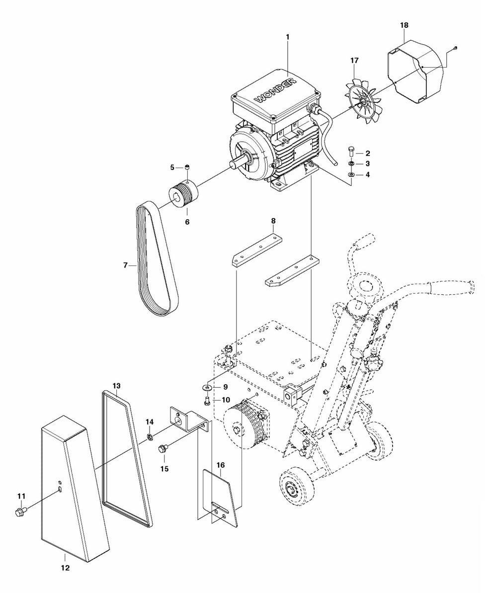 CG200 Engine Assembly-1 Parts by Husqvarna