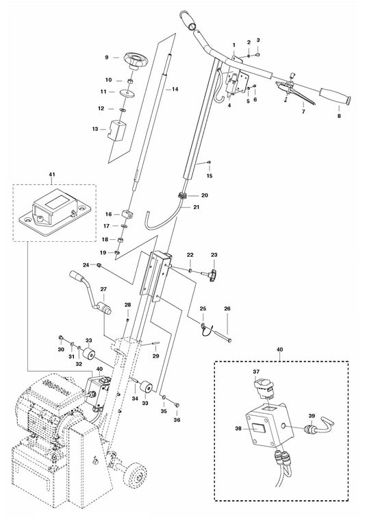 CG200 Handle Assembly Parts