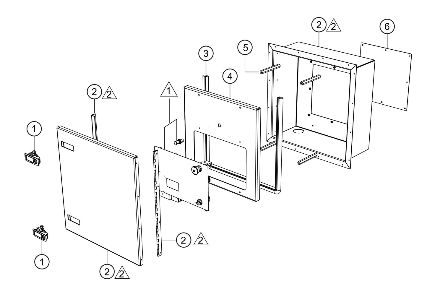 CG500C2 Remote Controller Assembly Parts