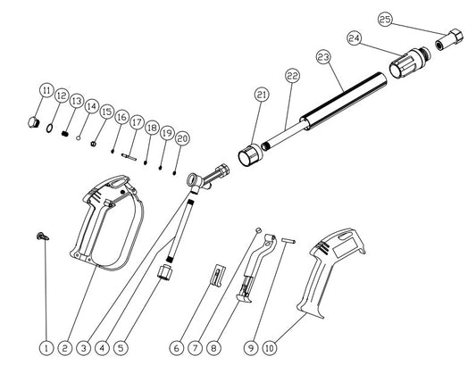 CM-1250-A, CM-1250-C Gun Assembly Parts by MiTM