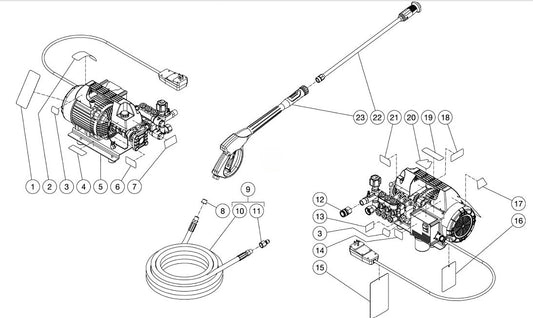 CM-1400-1MEH Frame Assembly Parts by MiTM