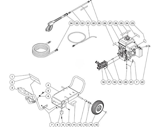 CM-2600-0MLB-C Frame assembly Parts by MiTM