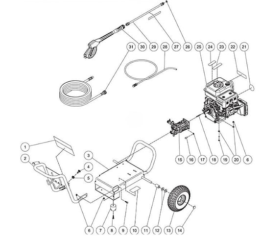 CM-2700-0MLB, CM-2700-0MLB-C (sn:0-10726268) Frame Assembly Parts by MiTM