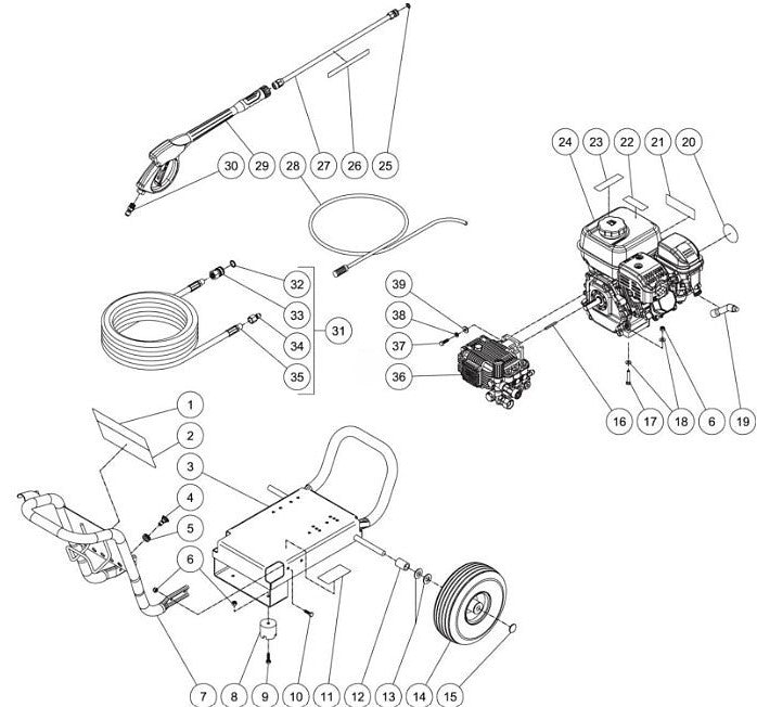 CM-3000-0MLB, CM-3000-0MLB-C, CM-3000-CMLB (sn:10817969-10845374) Frame assembly Parts by MiTM.