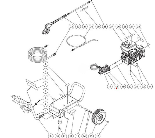 CM-2700-0MLB, CM-2700-0MLB-C (sn:10991818-99999999) Frame Assembly Parts by MiTM