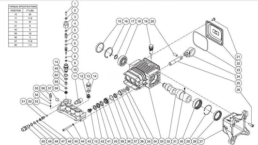 CM-3500-0MLB Pump assembly Parts by MiTM