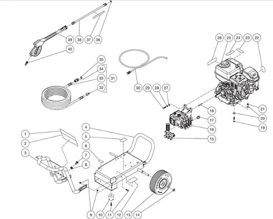 CM-4200-0MMB (sn:0-11390468) Frame Assembly Parts by MiTM