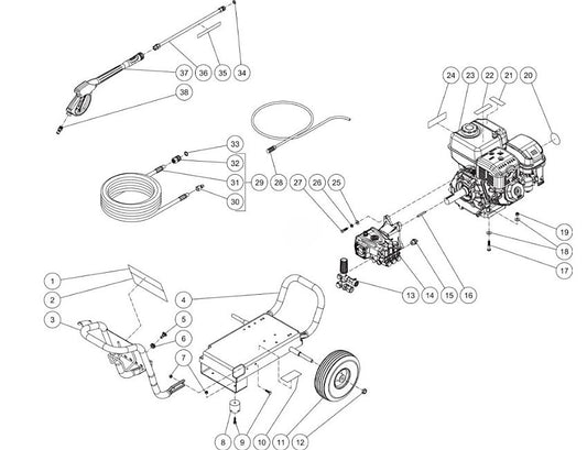 CM-4000-1MMB Frame Assembly Parts by MiTM