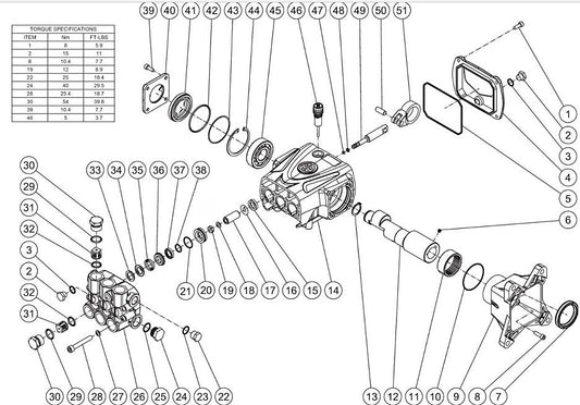 CM-4000-1MMB, WP-4000-5MHB/5MKB/5MSB (sn:10817969-99999999) Pump assembly Parts by MiTM