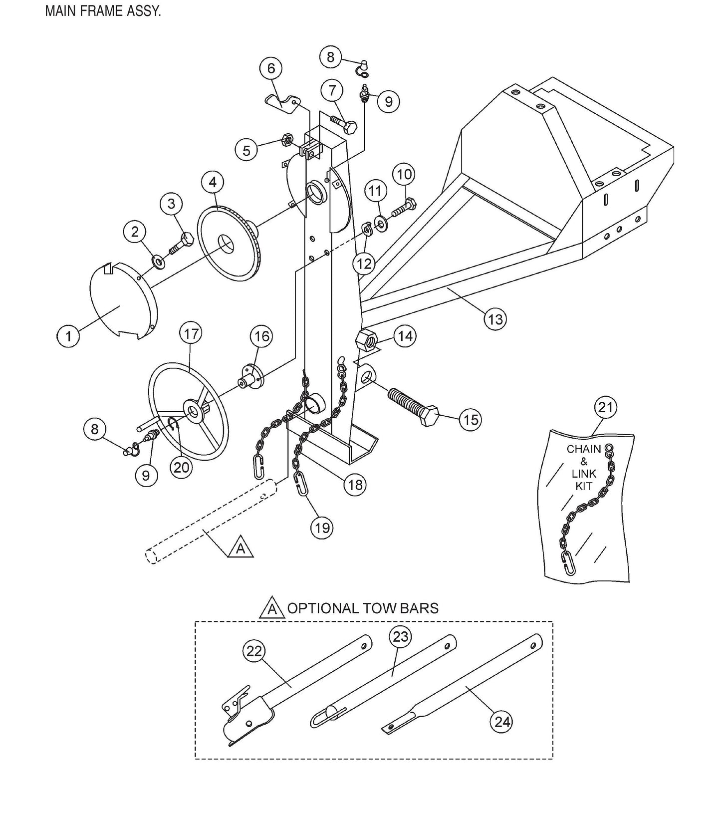 STOW CMS-6S Mainframe Assembly Parts