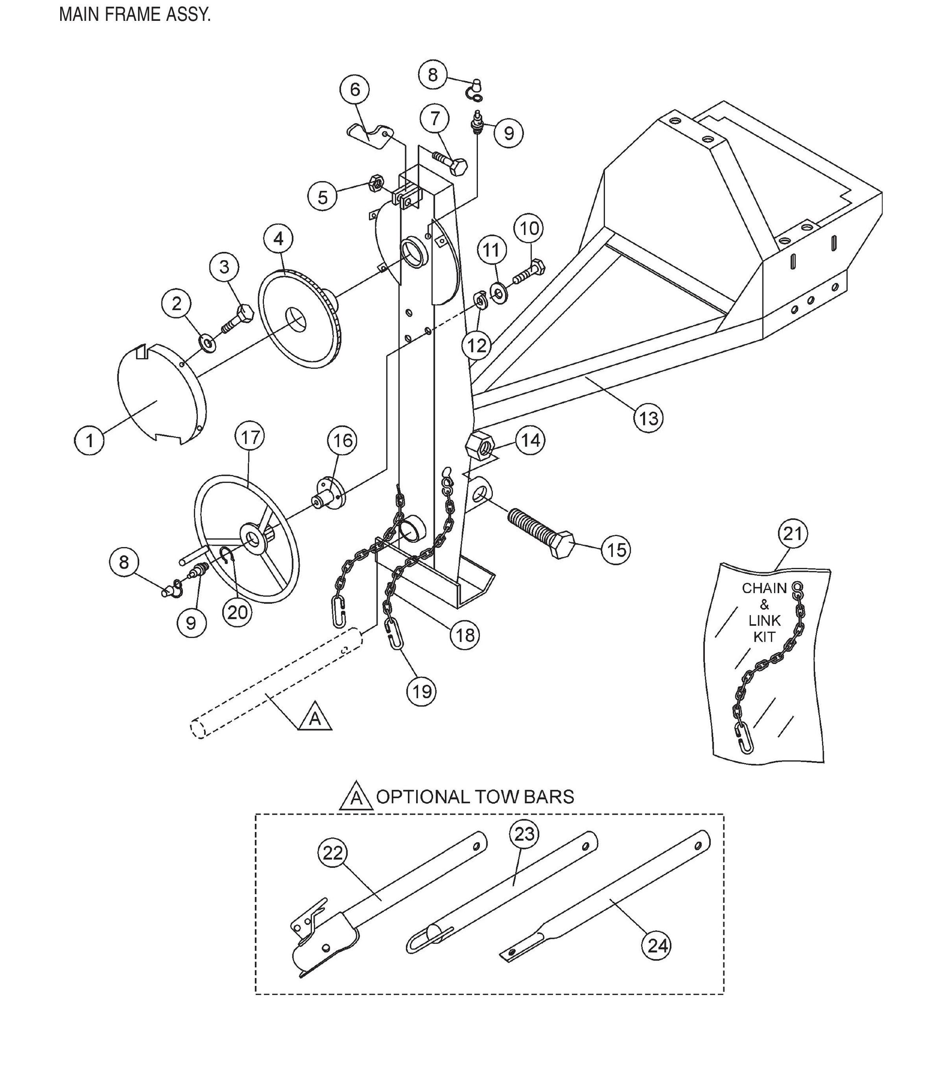 STOW CMS-6S Mainframe Assembly Parts