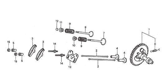 STOW CMS-6S Camshaft Assembly Parts