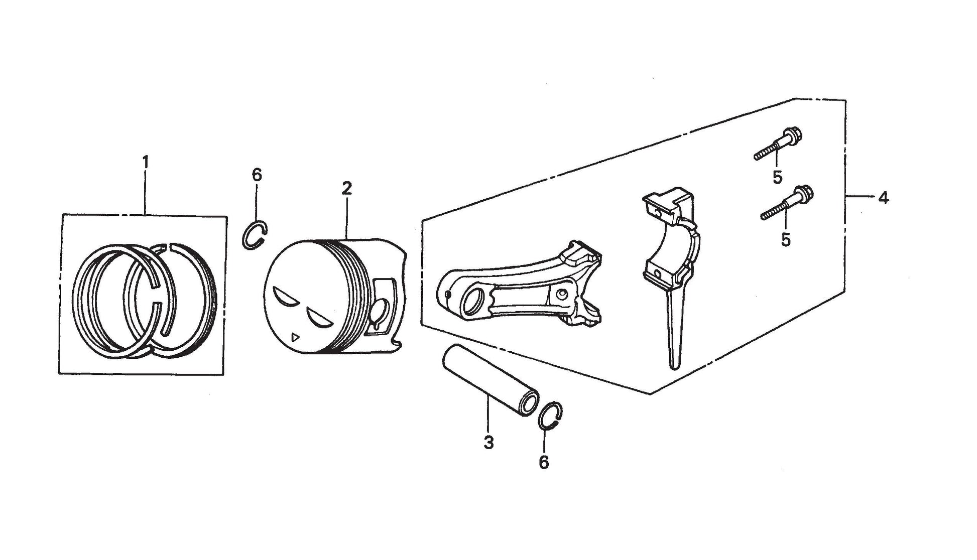 STOW CMS-6S Piston Assembly Parts