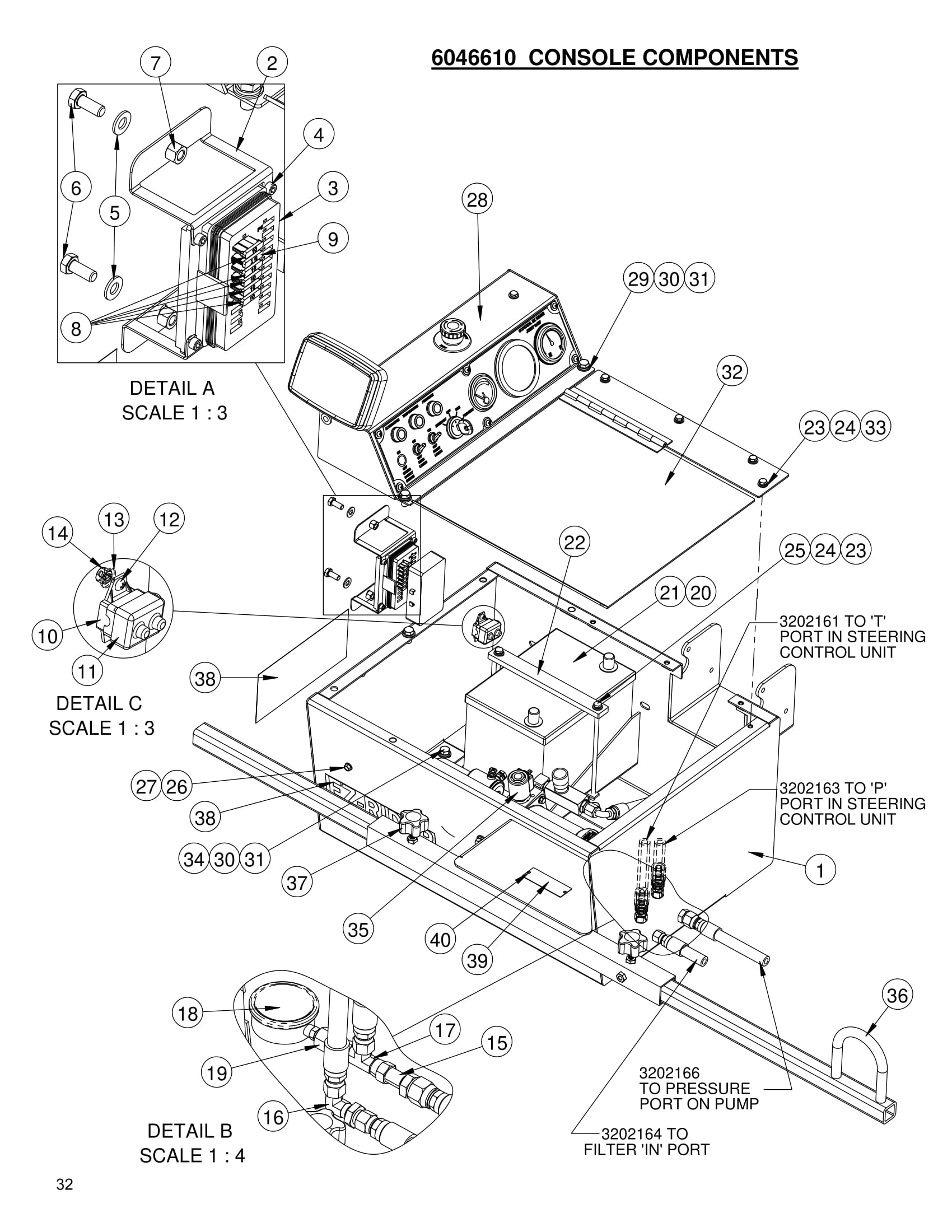 CC7874XL Console Components