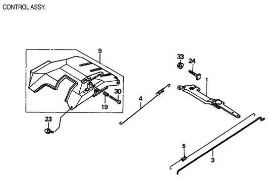 GA6H GA6HA HONDA GX340K1EDE2 ENGINE Control Assembly Parts By Multiquip
